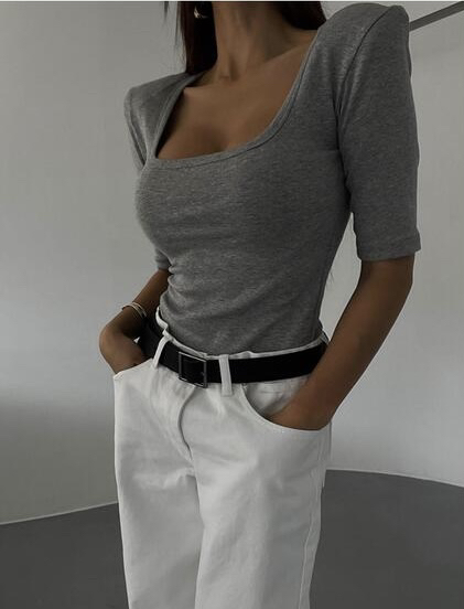 LIGHT AND SALT韓國東大門直郵女士新品休閑職業人氣T恤LIGHT AND SALTT恤