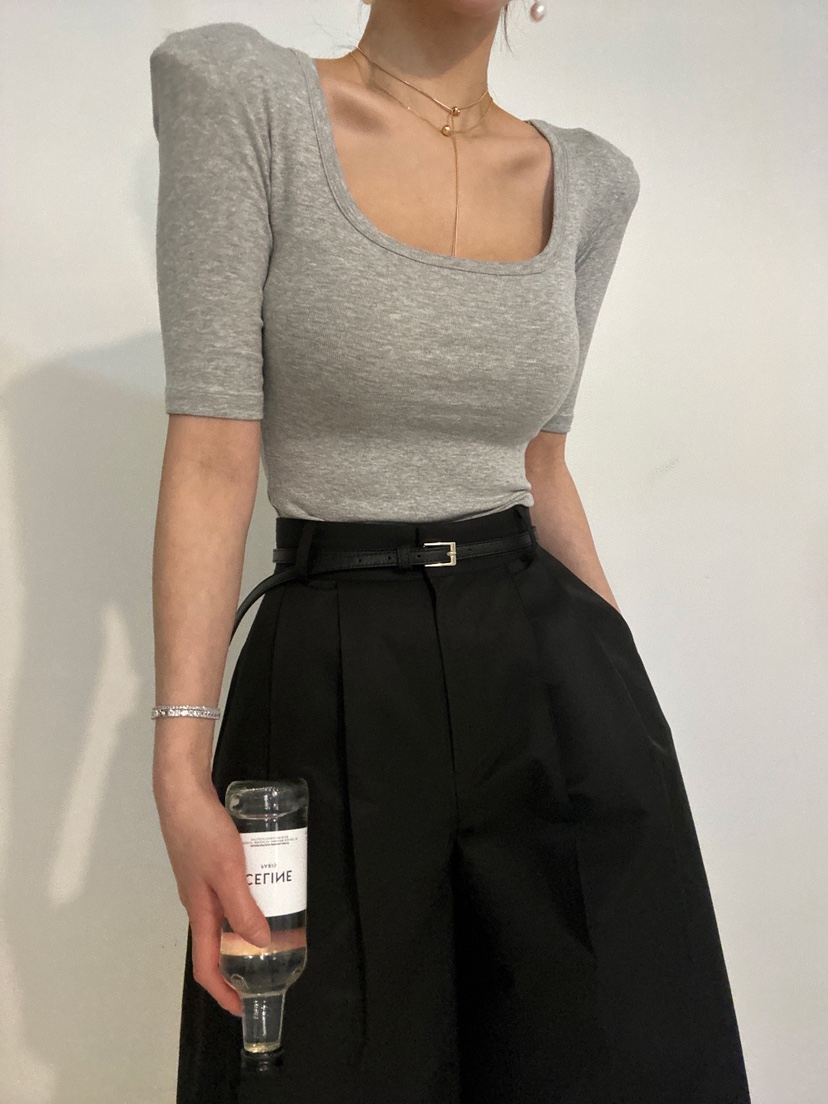 LIGHT AND SALT韓國東大門直郵女士新品休閑職業人氣T恤LIGHT AND SALTT恤