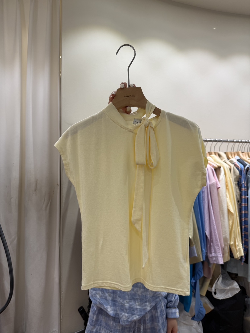 AUVERFIT韓國直郵實拍女裝新品26春夏休閑推薦襯衫蕾絲衫AUVERFIT襯衫/蕾絲衫圖色1