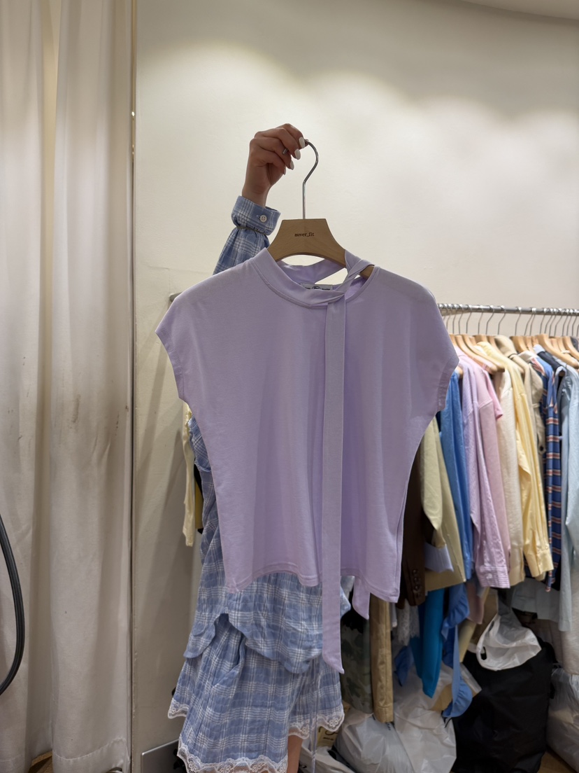 AUVERFIT韓國直郵實拍女裝新品26春夏休閑推薦襯衫蕾絲衫AUVERFIT襯衫/蕾絲衫圖色4