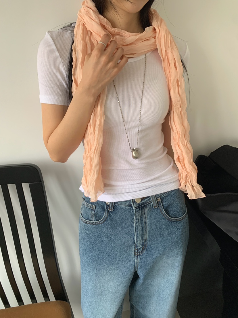 JKICHI韓國直郵女士新款熱賣時尚人氣推薦26春夏休閑T恤天絲JKICHIT恤