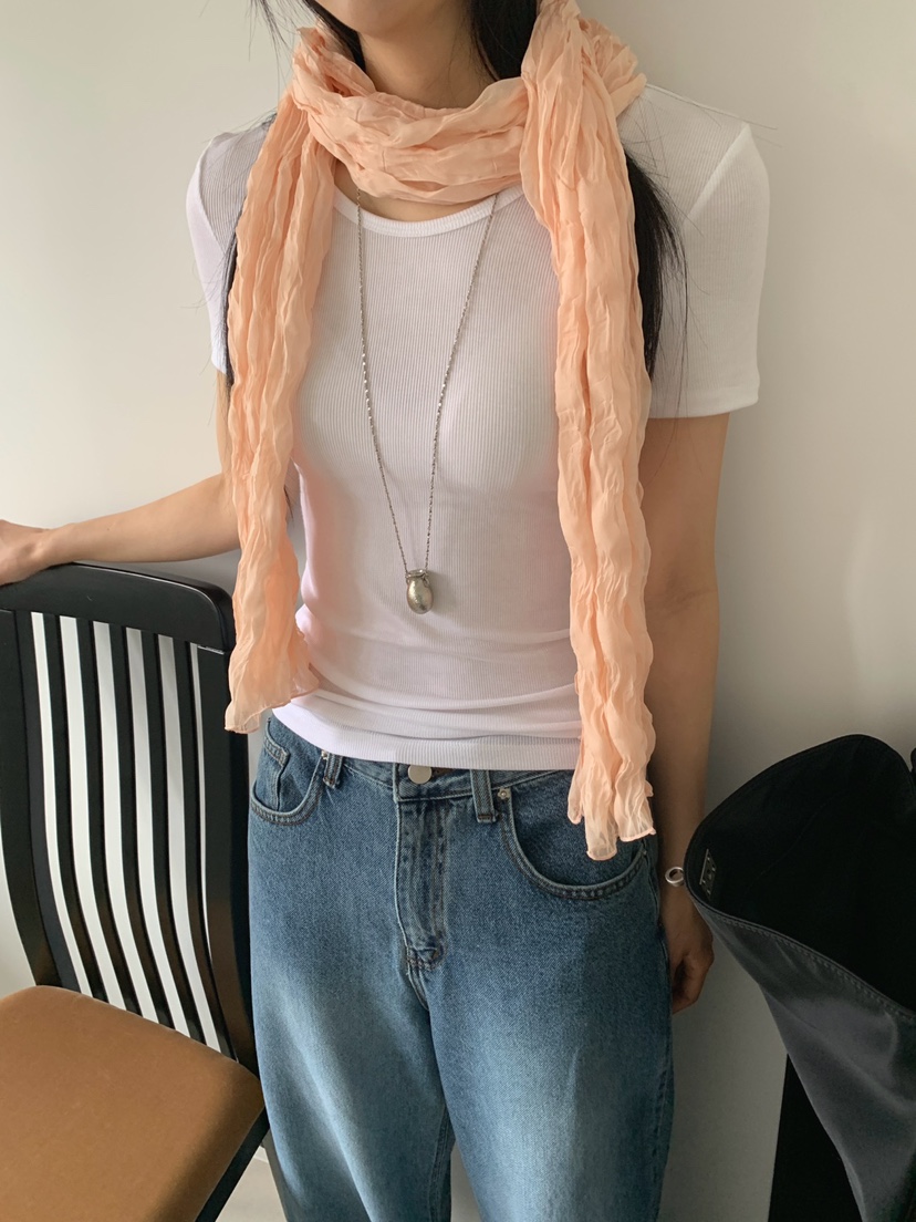 JKICHI韓國直郵女士新款熱賣時尚人氣推薦26春夏休閑T恤天絲JKICHIT恤