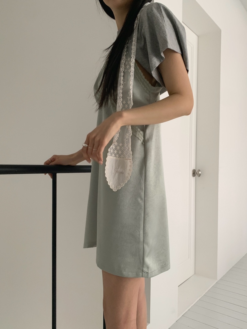 JKICHI韓國東大門代購女裝新品人氣休閑熱賣連衣裙假兩件JKICHI連衣裙