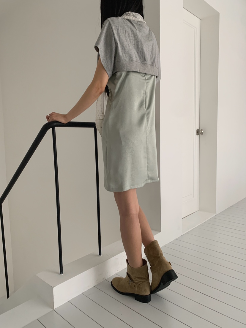 JKICHI韓國東大門代購女裝新品人氣休閑熱賣連衣裙假兩件JKICHI連衣裙