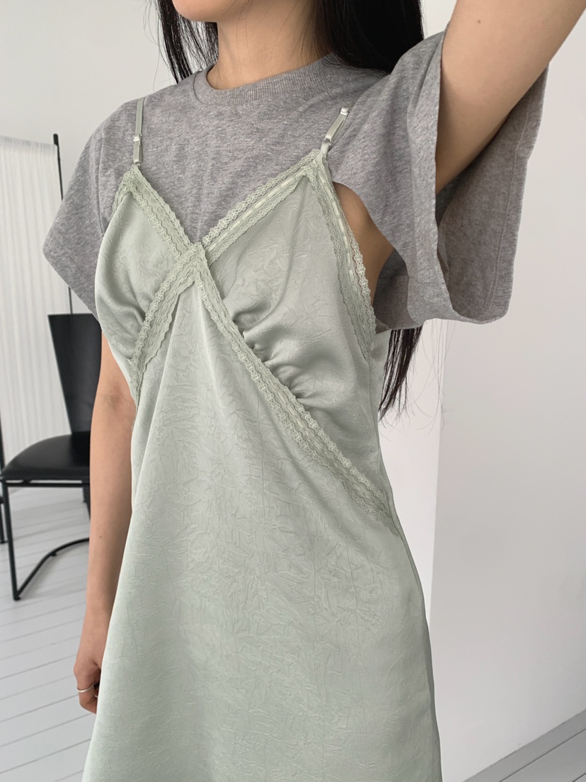 JKICHI韓國東大門代購女裝新品人氣休閑熱賣連衣裙假兩件JKICHI連衣裙