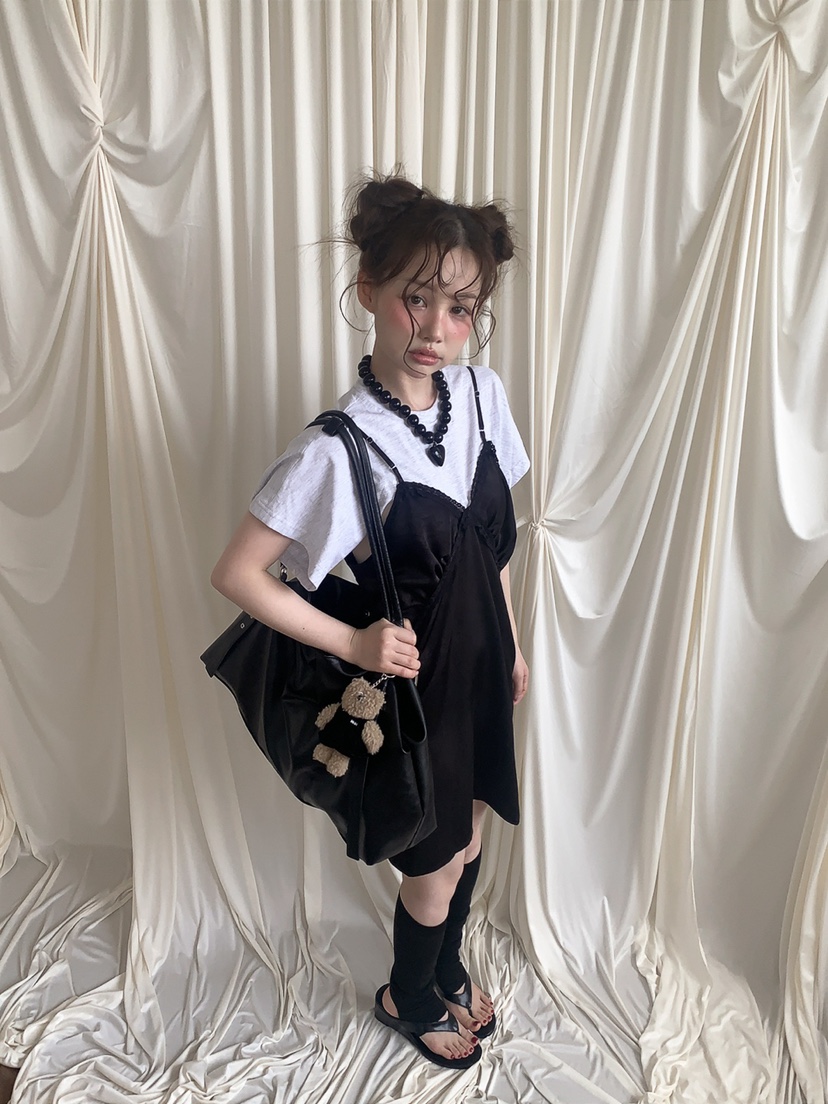 JKICHI韓國東大門代購女裝新品人氣休閑熱賣連衣裙假兩件JKICHI連衣裙