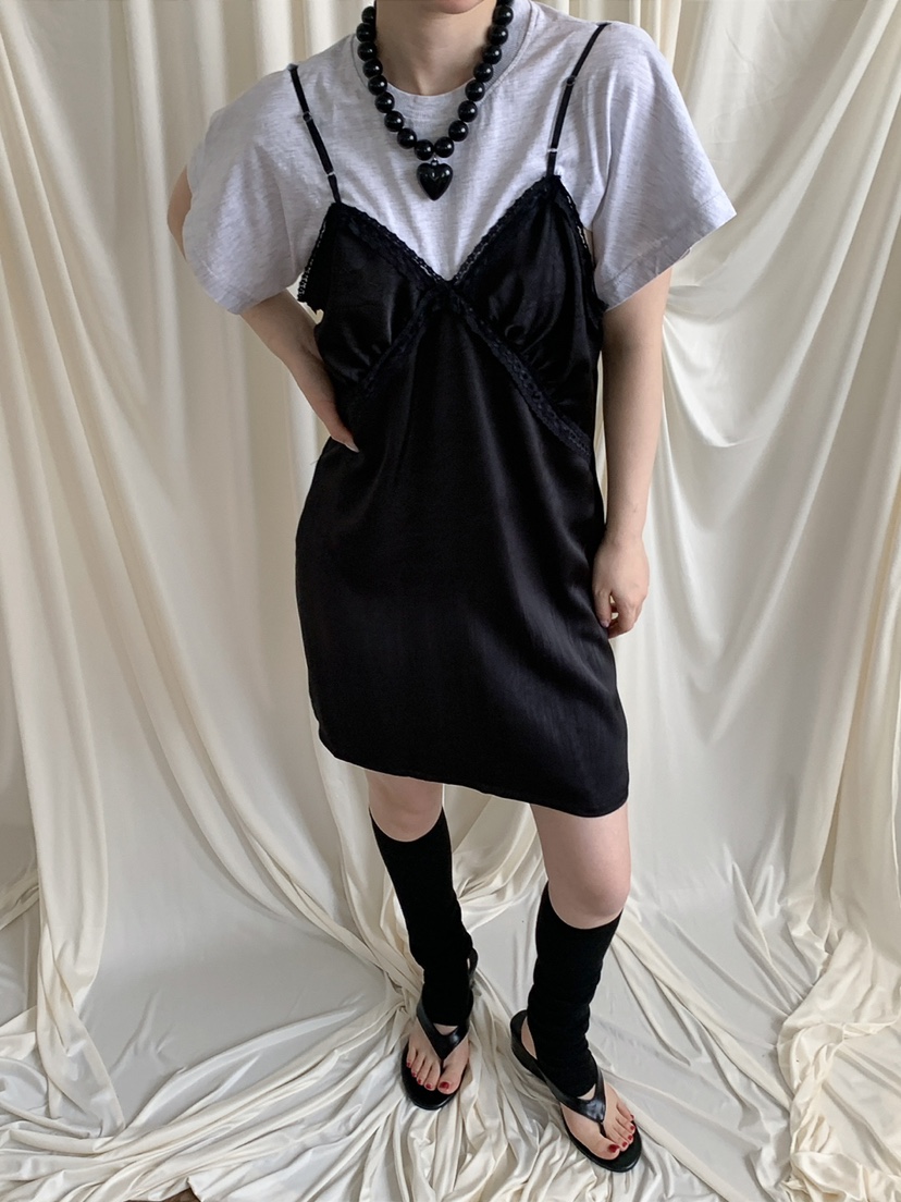 JKICHI韓國東大門代購女裝新品人氣休閑熱賣連衣裙假兩件JKICHI連衣裙