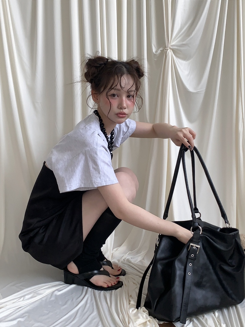 JKICHI韓國東大門代購女裝新品人氣休閑熱賣連衣裙假兩件JKICHI連衣裙