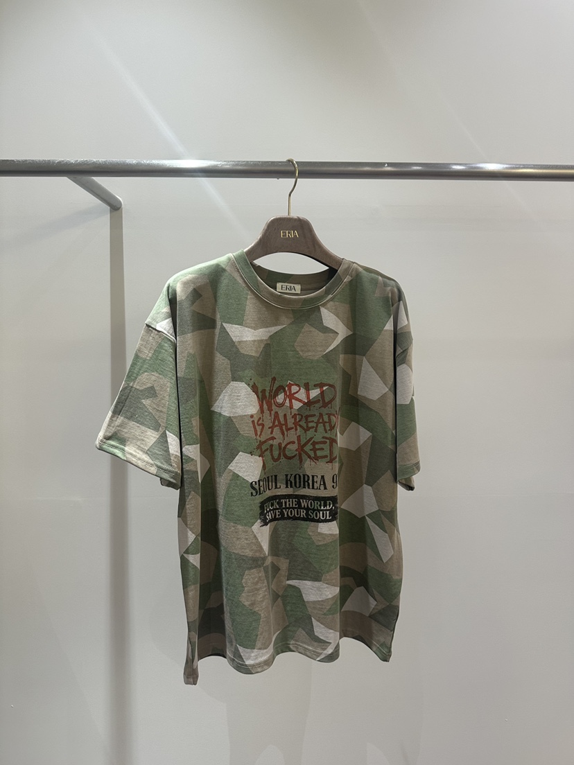 HUE/ERIA韓國東大門代購女士新品休閑時尚26春夏職業T恤HUE/ERIAT恤圖色1