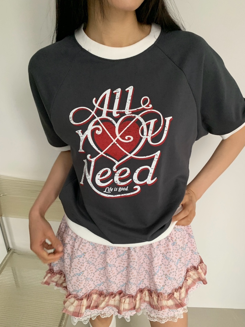 MORE THAN-P韓國直郵女裝新款26春夏人氣時尚熱賣職業T恤MORE THANT恤