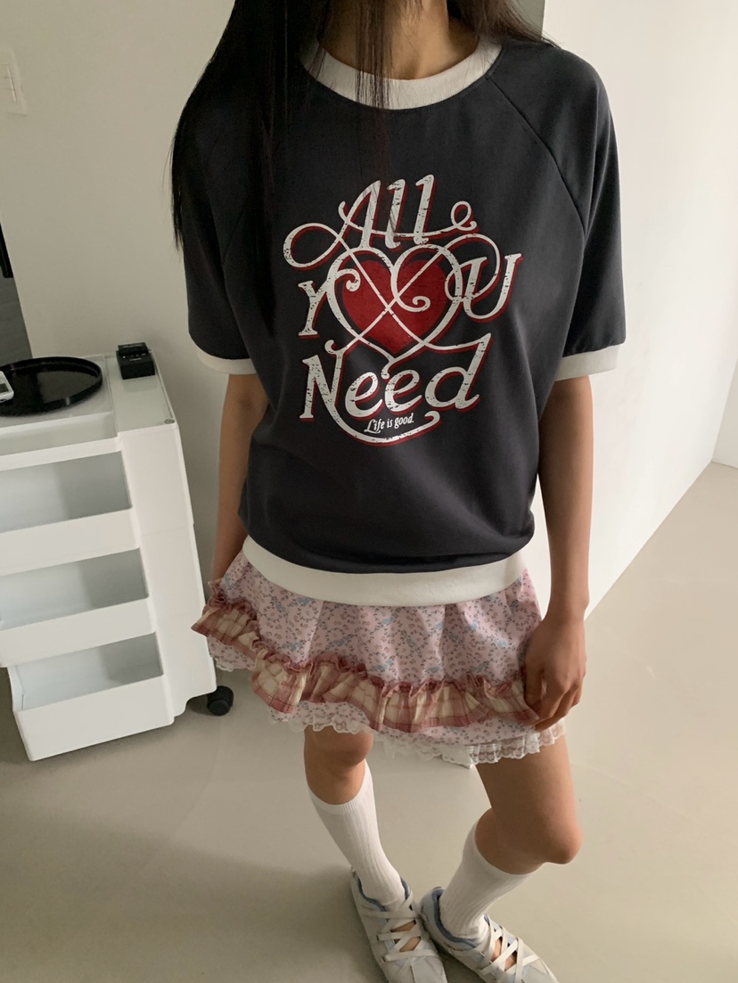 MORE THAN-P韓國直郵女裝新款26春夏人氣時尚熱賣職業T恤MORE THANT恤