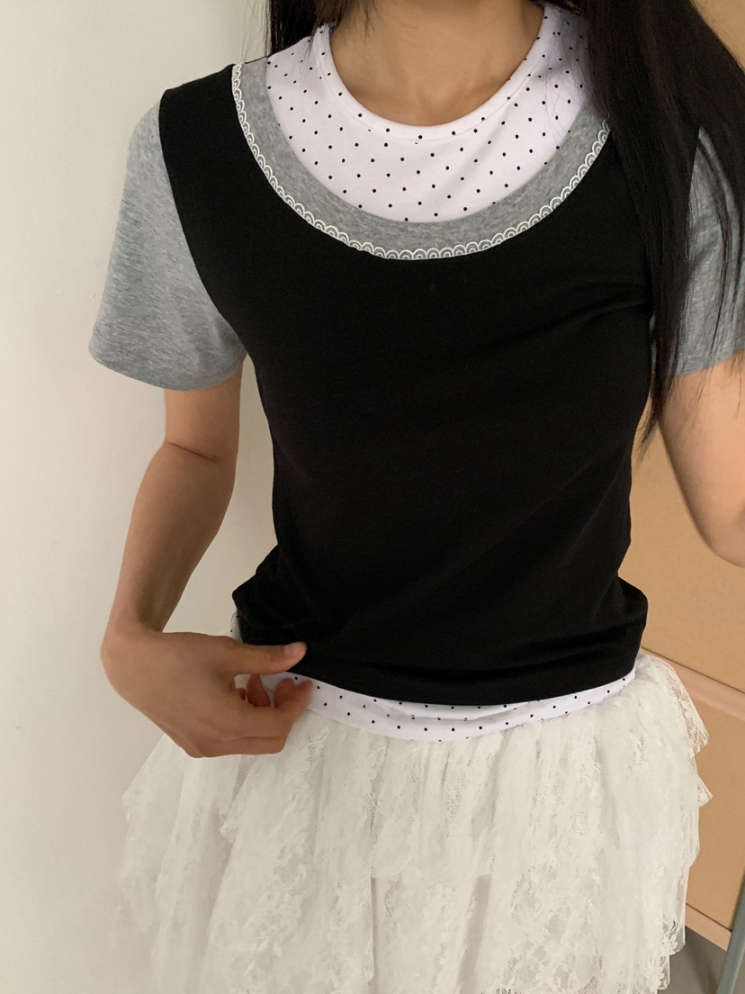 MORE THAN-P韓國代購女裝新品推薦人氣熱賣26春夏職業T恤MORE THANT恤