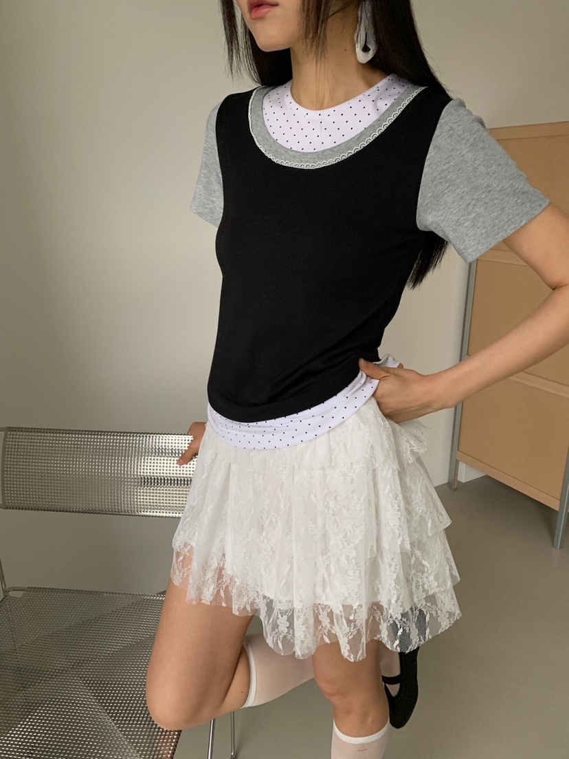 MORE THAN-P韓國代購女裝新品推薦人氣熱賣26春夏職業T恤MORE THANT恤