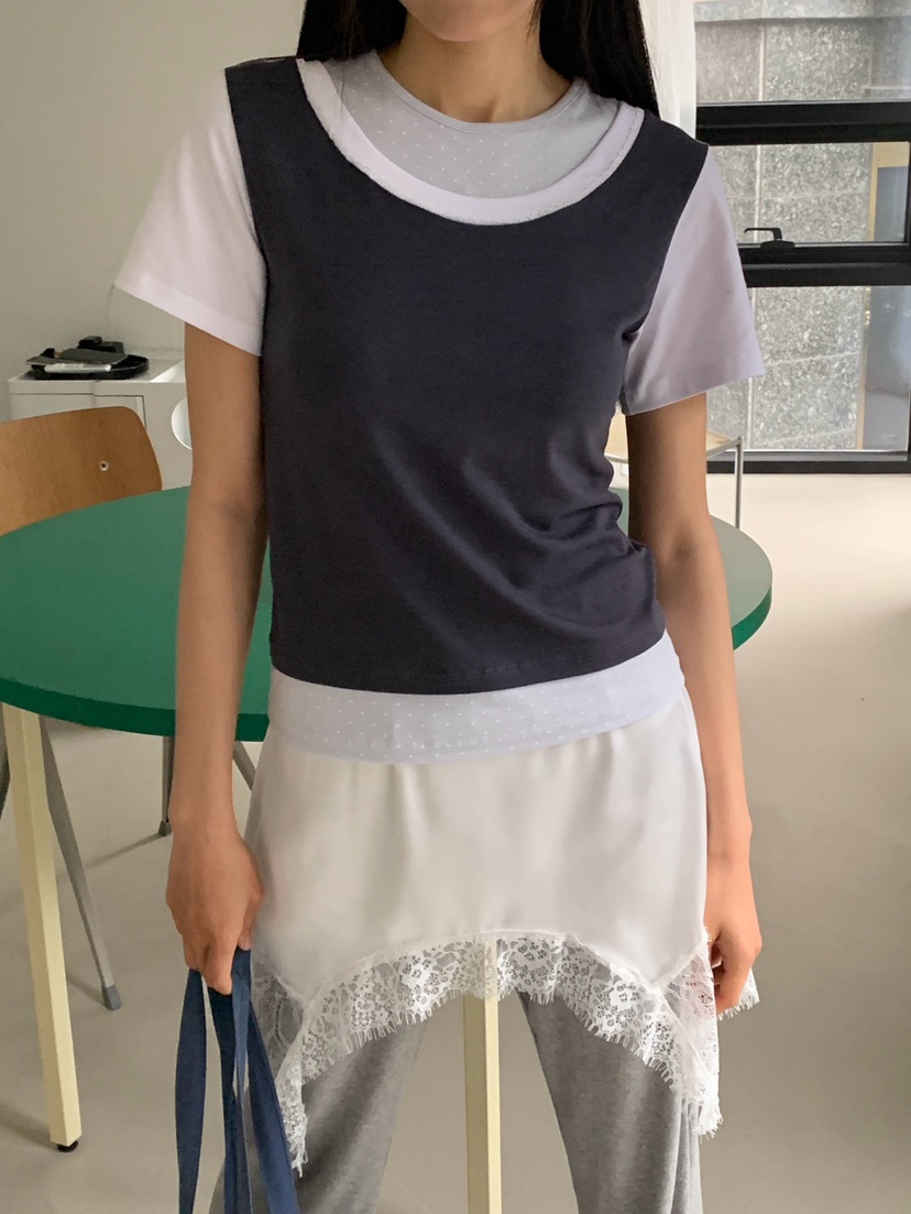 MORE THAN-P韓國代購女裝新品推薦人氣熱賣26春夏職業T恤MORE THANT恤