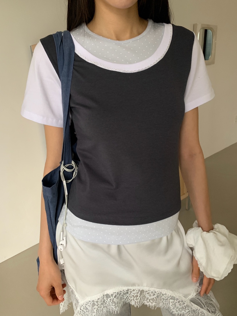 MORE THAN-P韓國代購女裝新品推薦人氣熱賣26春夏職業T恤MORE THANT恤