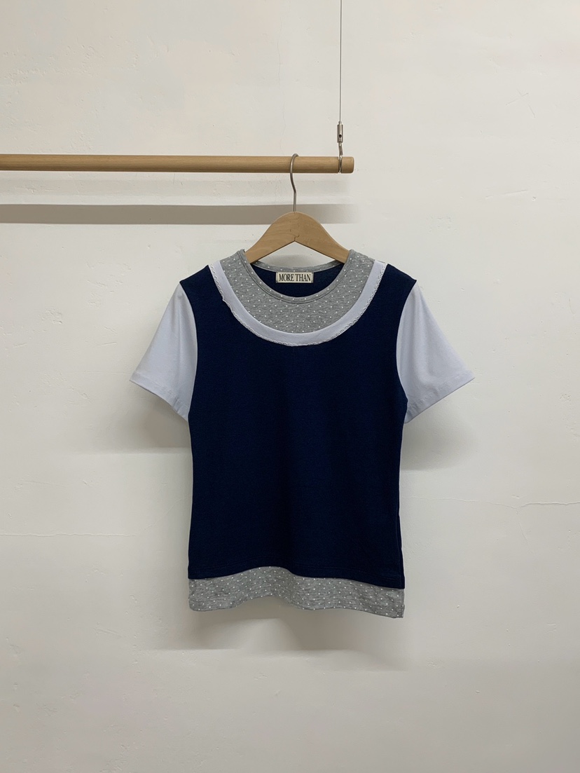 MORE THAN-P韓國代購女裝新品推薦人氣熱賣26春夏職業T恤MORE THANT恤圖色3