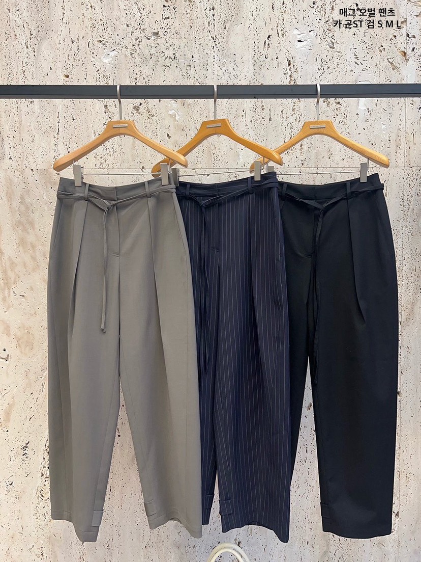 BLOSSOM韓國直郵實拍女士新品人氣時尚26春夏休閑褲含腰繩BLOSSOM休閑褲