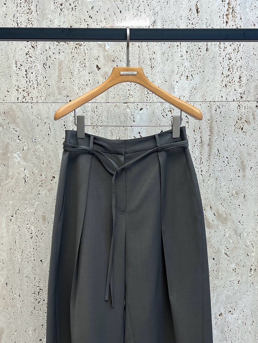 BLOSSOM韓國直郵實拍女士新品人氣時尚26春夏休閑褲含腰繩BLOSSOM休閑褲