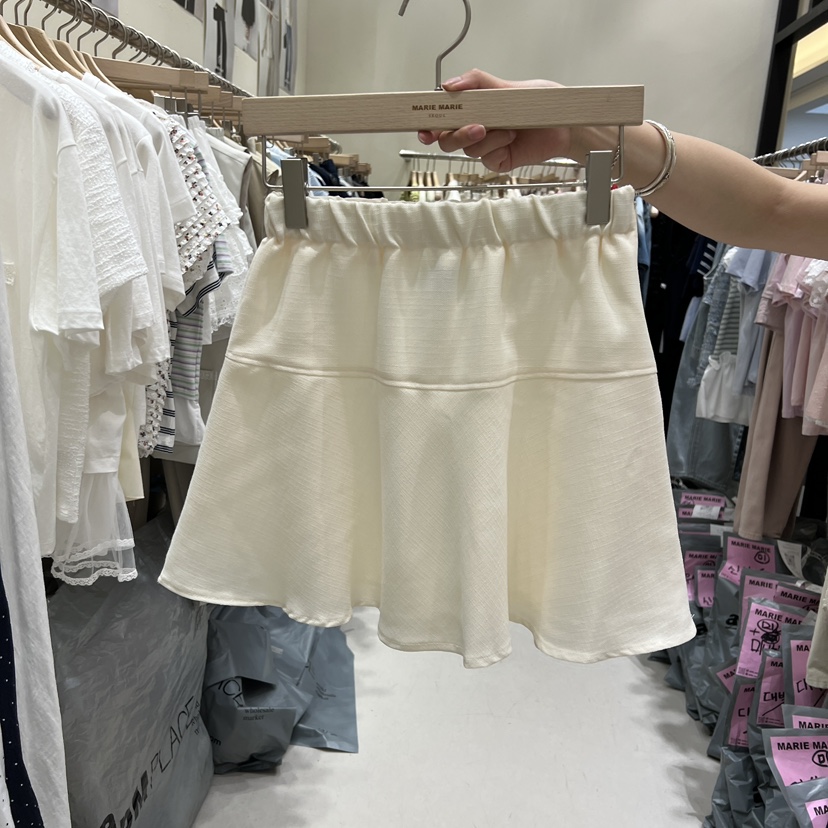 MARIE MARIE韓國直郵實拍女裝新款職業26春夏熱賣短裙喇叭MARIE MARIE短裙