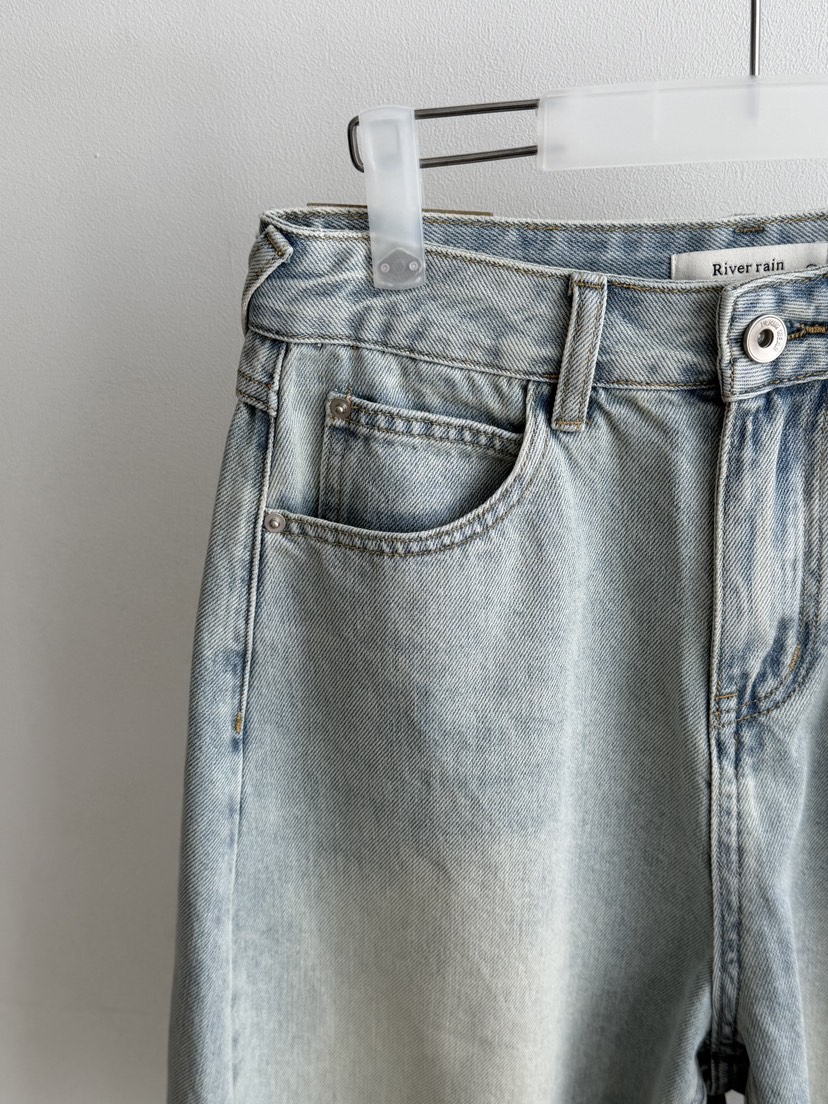 RIVER RAIN韓國東大門直郵女裝新品熱賣職業26春夏牛仔褲RIVER RAIN牛仔褲