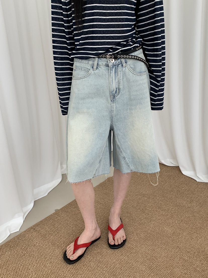 RIVER RAIN韓國東大門直郵女裝新品熱賣職業26春夏牛仔褲RIVER RAIN牛仔褲