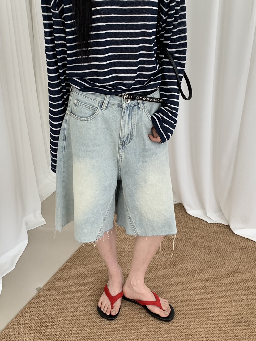 RIVER RAIN韓國東大門直郵女裝新品熱賣職業26春夏牛仔褲RIVER RAIN牛仔褲