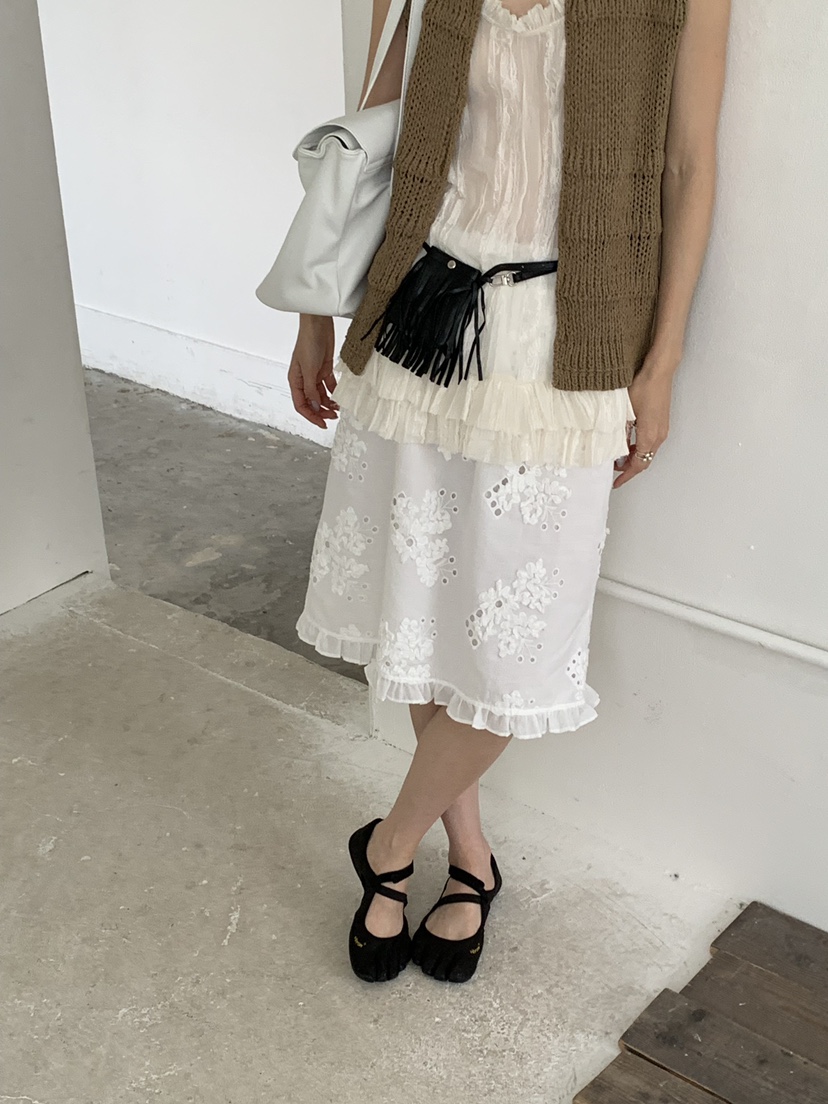 RIVER RAIN韓國代購女裝新款時尚26春夏人氣半身裙中短裙RIVER RAIN半身裙/中短裙