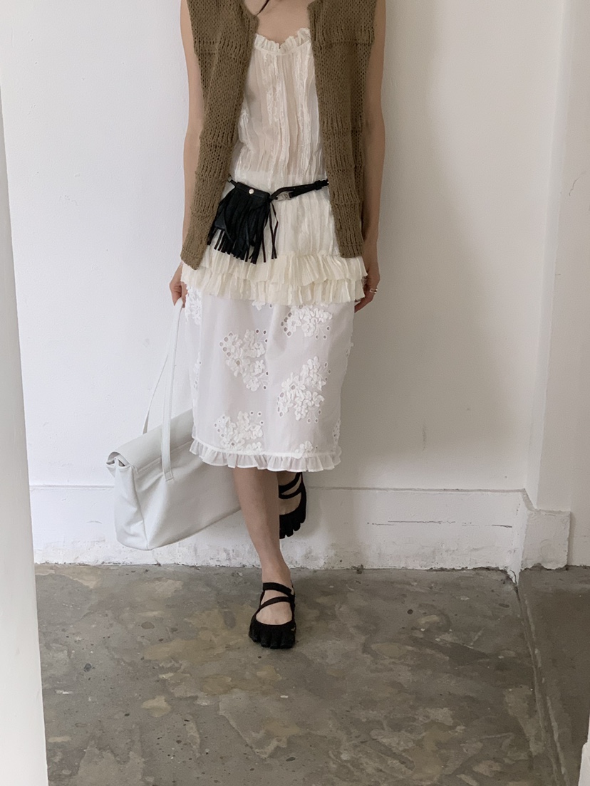 RIVER RAIN韓國代購女裝新款時尚26春夏人氣半身裙中短裙RIVER RAIN半身裙/中短裙