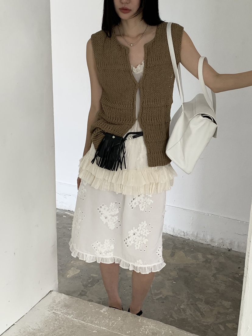 RIVER RAIN韓國代購女裝新款時尚26春夏人氣半身裙中短裙RIVER RAIN半身裙/中短裙