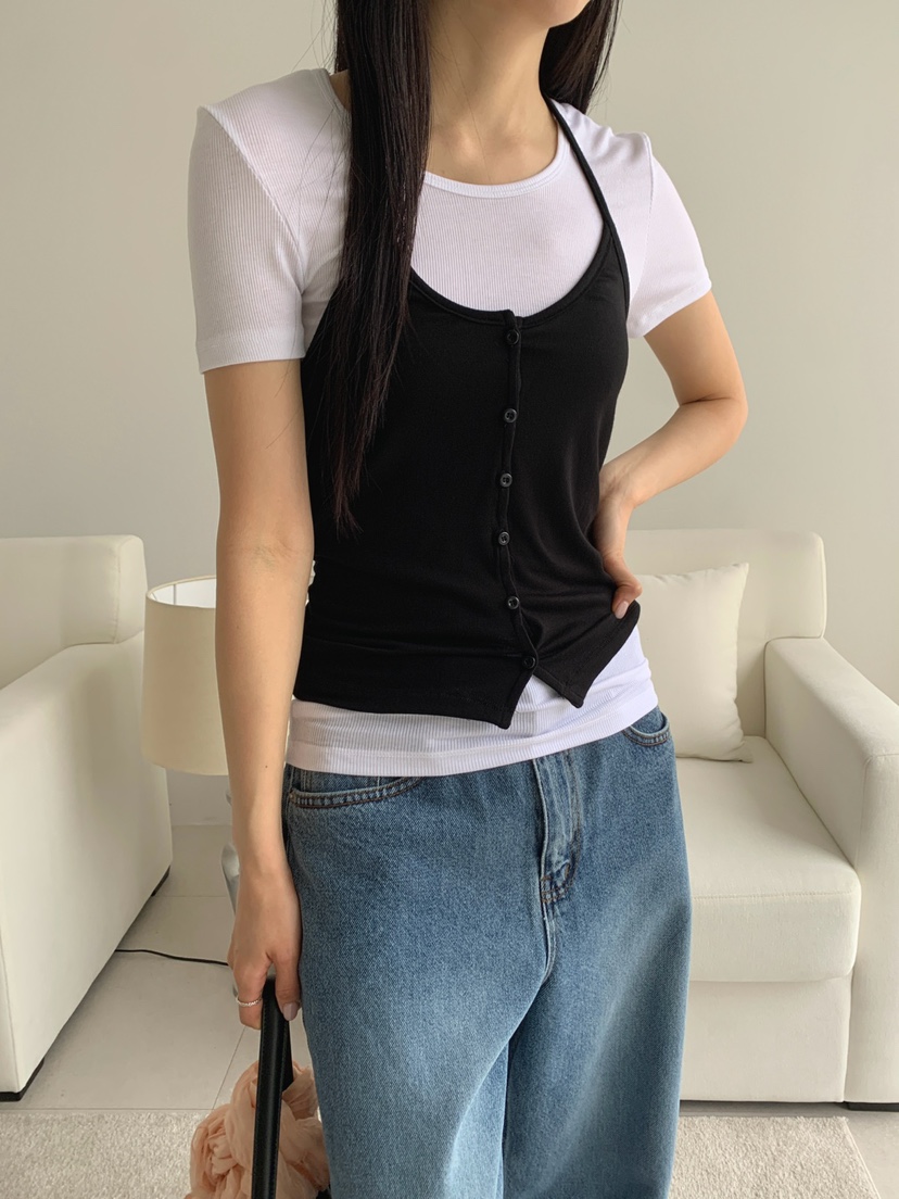 JKICHI韓國東大門直郵女裝新款職業時尚吊帶背心不含內搭JKICHI吊帶/背心