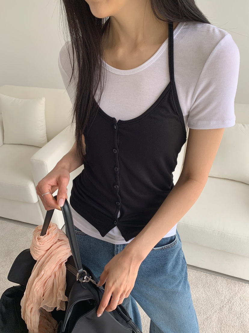 JKICHI韓國東大門直郵女裝新款職業時尚吊帶背心不含內搭JKICHI吊帶/背心