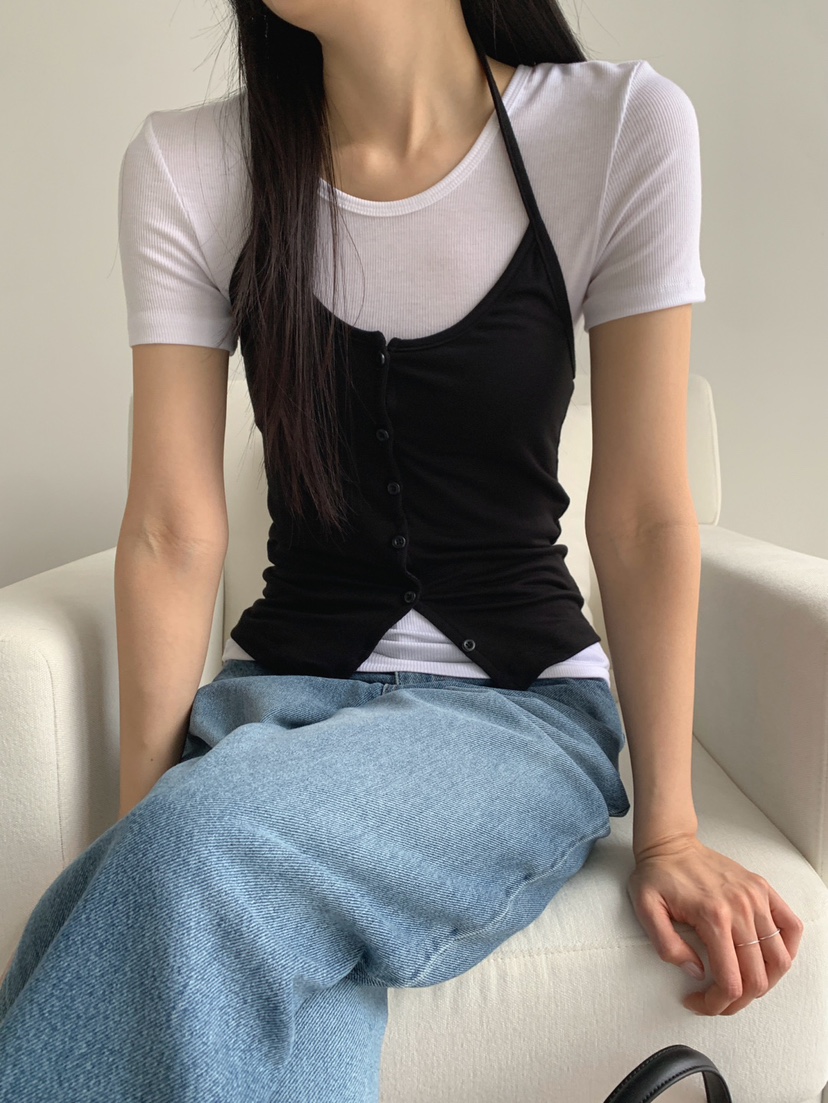 JKICHI韓國東大門直郵女裝新款職業時尚吊帶背心不含內搭JKICHI吊帶/背心