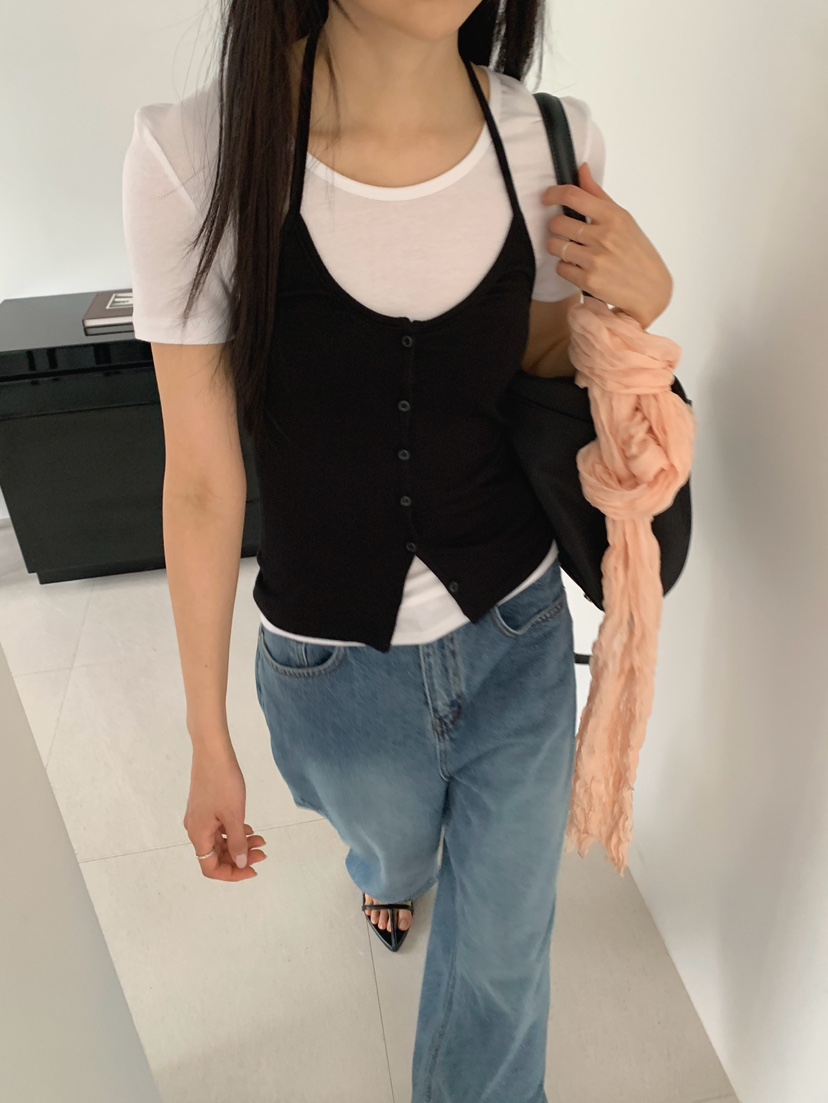 JKICHI韓國東大門直郵女裝新款職業時尚吊帶背心不含內搭JKICHI吊帶/背心