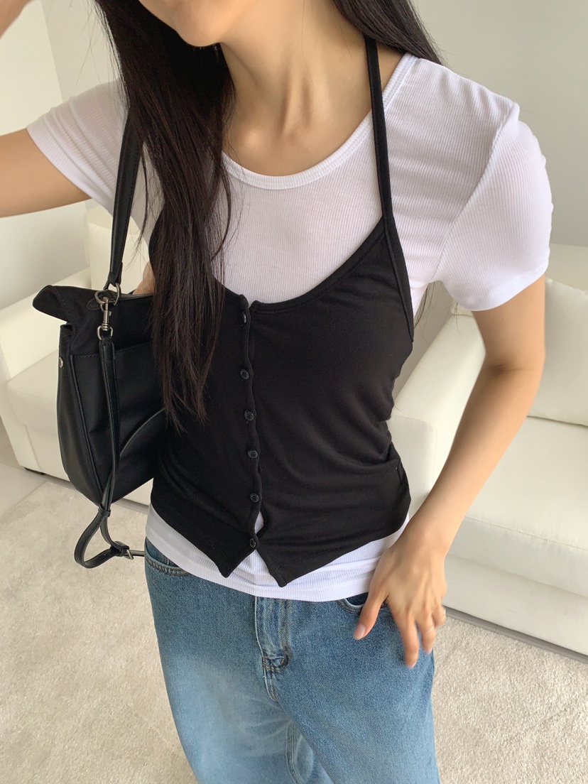 JKICHI韓國東大門直郵女裝新款職業時尚吊帶背心不含內搭JKICHI吊帶/背心