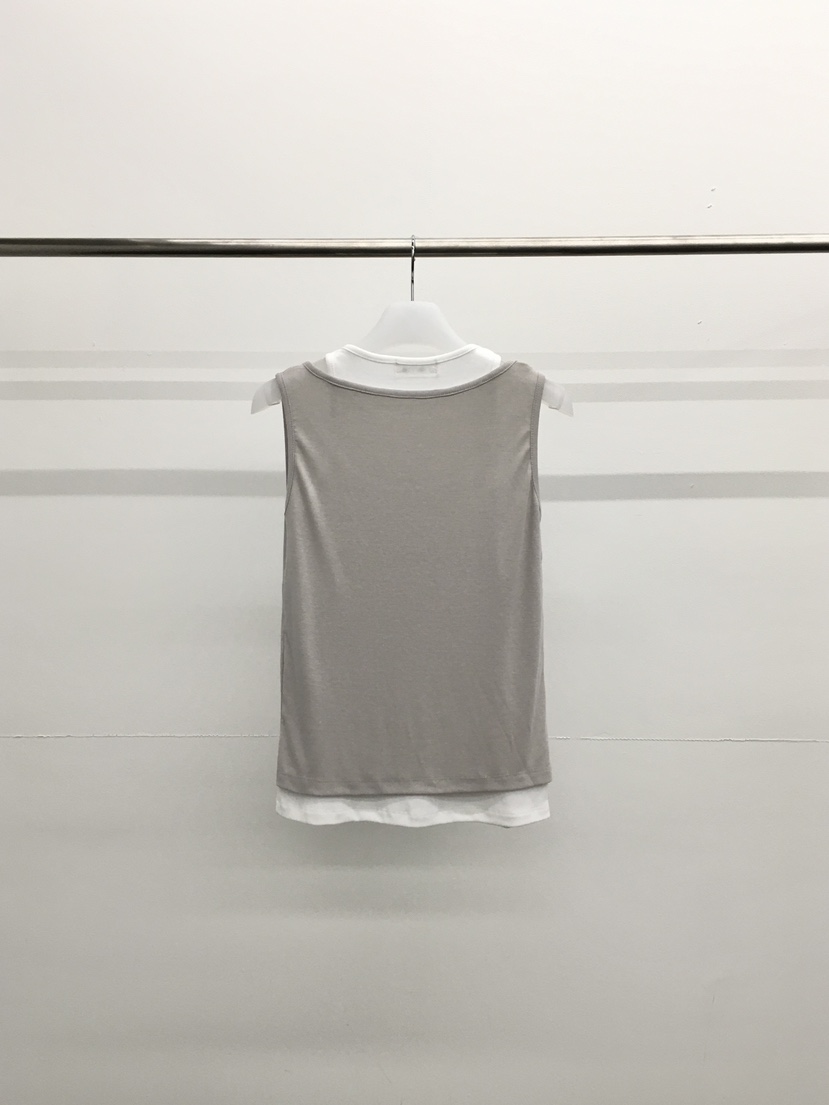 HEMP-P韓國直郵女裝新品熱賣休閑時尚吊帶背心假兩件撞色hemp吊帶/背心