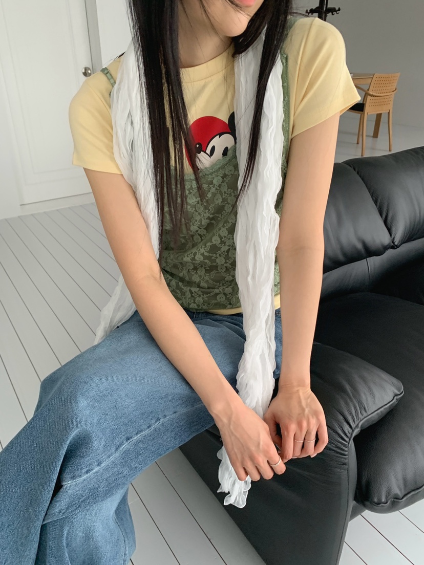 JKICHI韓國直郵實拍女裝新款職業時尚26春夏休閑推薦熱賣T恤JKICHIT恤