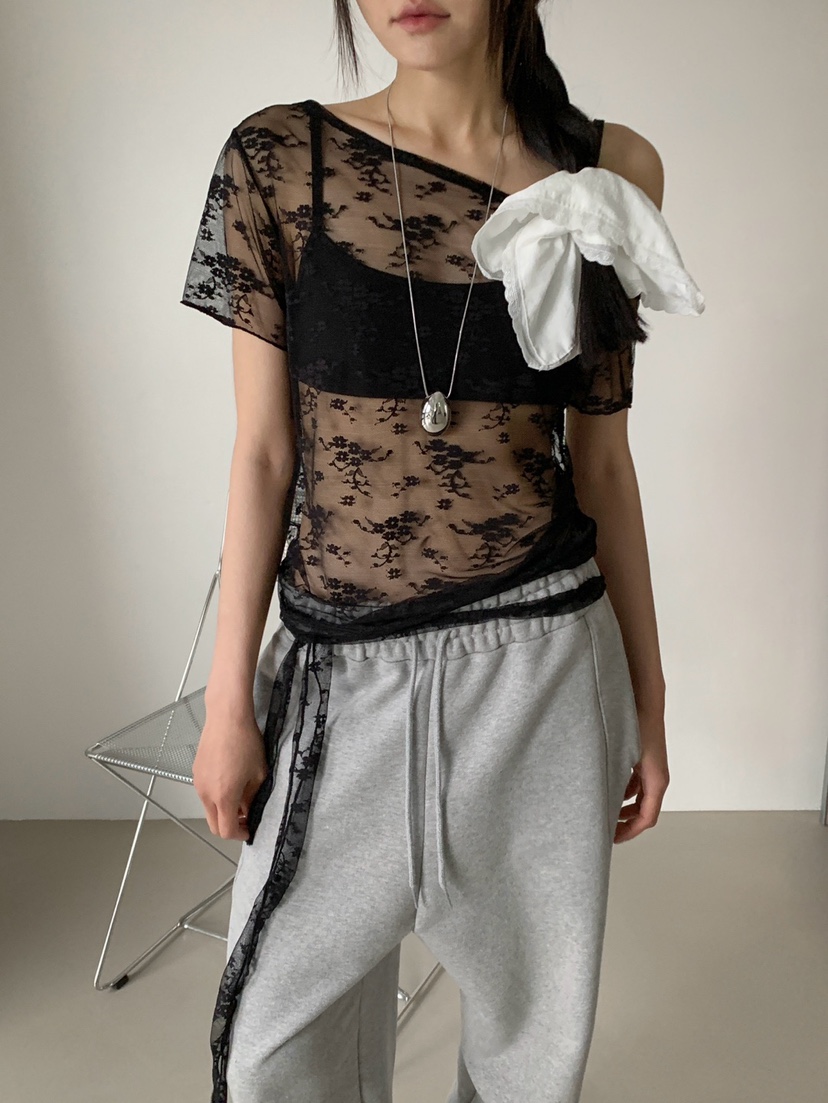 MORE THAN-P韓國東大門代購女士新款推薦熱賣襯衫蕾絲衫MORE THAN襯衫/蕾絲衫