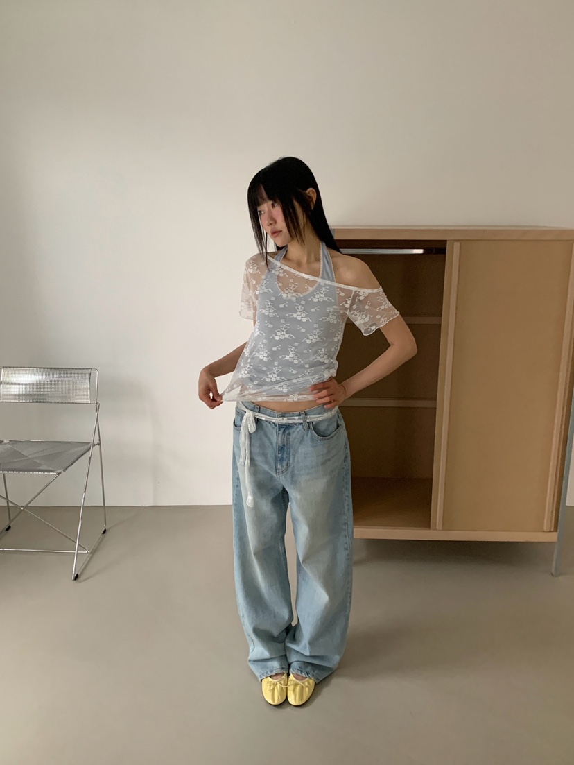 MORE THAN-P韓國東大門代購女士新款推薦熱賣襯衫蕾絲衫MORE THAN襯衫/蕾絲衫