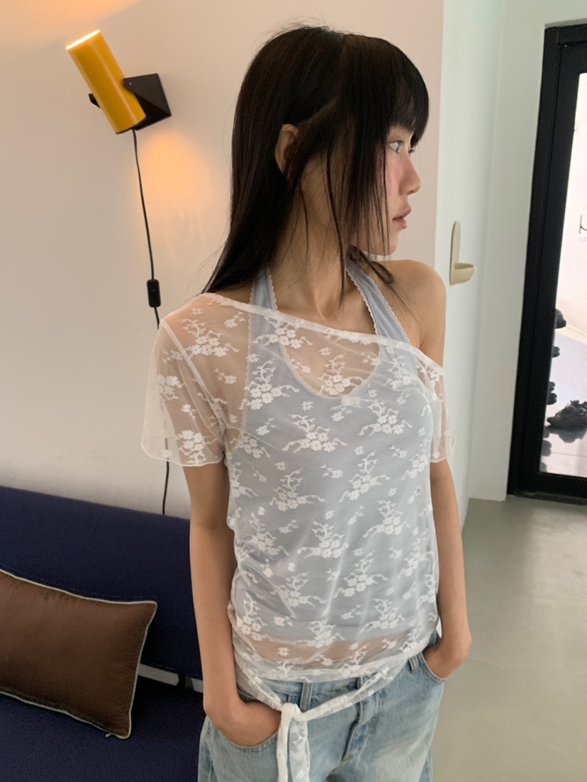 MORE THAN-P韓國東大門代購女士新款推薦熱賣襯衫蕾絲衫MORE THAN襯衫/蕾絲衫