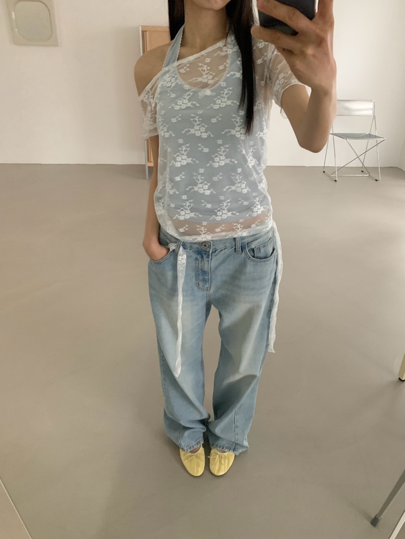 MORE THAN-P韓國東大門代購女士新款推薦熱賣襯衫蕾絲衫MORE THAN襯衫/蕾絲衫