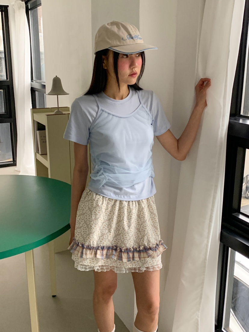 MORE THAN-P韓國直郵實拍女裝新款時尚推薦職業熱賣短裙MORE THAN短裙