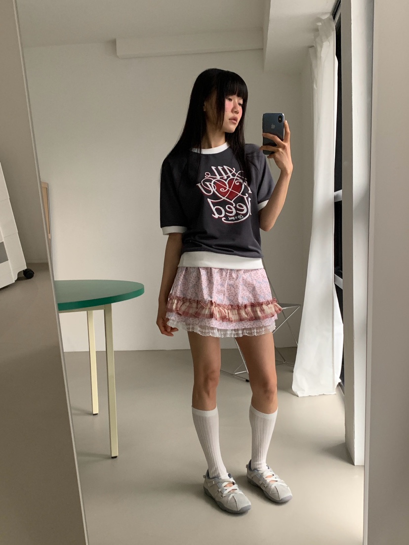 MORE THAN-P韓國直郵實拍女裝新款時尚推薦職業熱賣短裙MORE THAN短裙