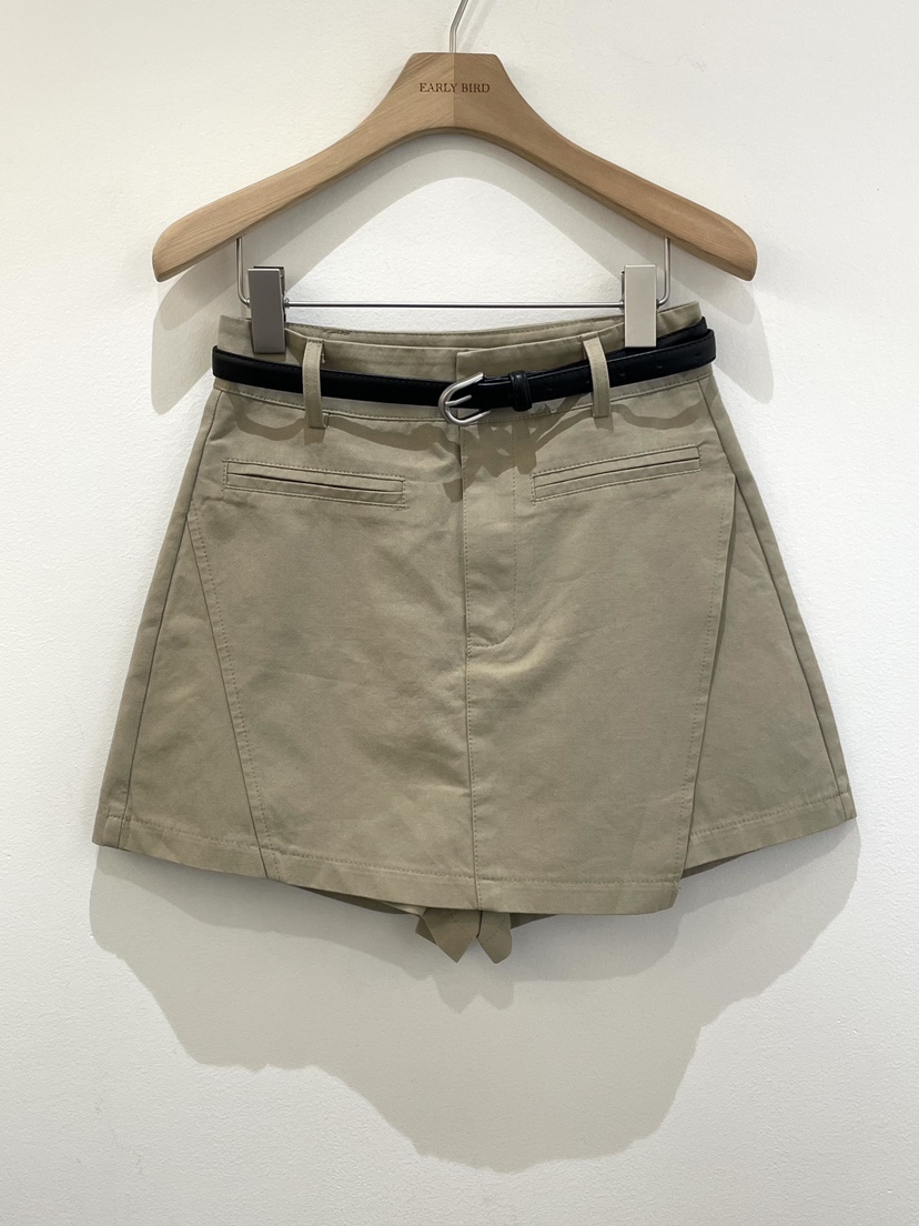 OBSESS韓國東大門直郵女士新款26春夏時尚熱賣裙褲含腰帶OBSESS/EARLY BIRD裙褲圖色3