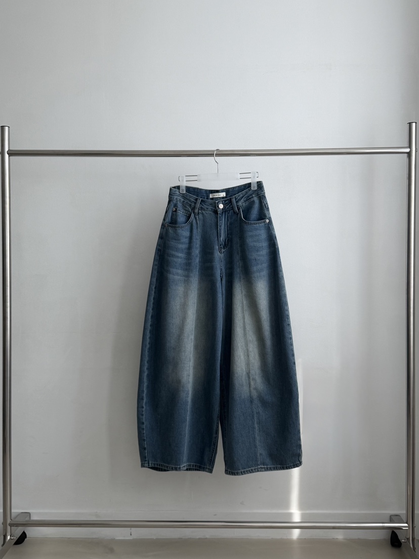 RIVER RAIN韓國直郵實拍女士新品熱賣時尚26春夏推薦牛仔褲RIVER RAIN牛仔褲圖色1