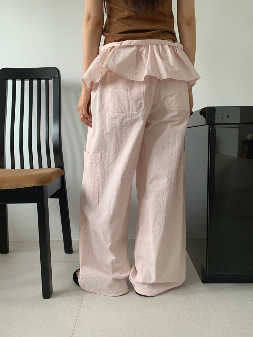 JKICHI韓國東大門直郵女裝新款人氣26春夏職業休閑褲含腰帶JKICHI休閑褲