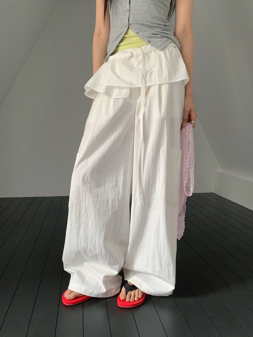 JKICHI韓國東大門直郵女裝新款人氣26春夏職業休閑褲含腰帶JKICHI休閑褲圖色2