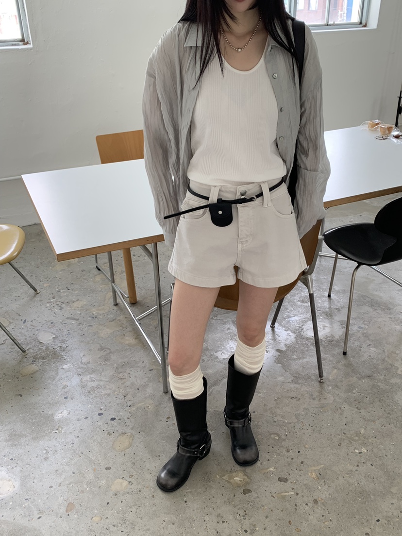 RIVER RAIN韓國直郵女士新品推薦人氣26春夏休閑職業短褲RIVER RAIN短褲