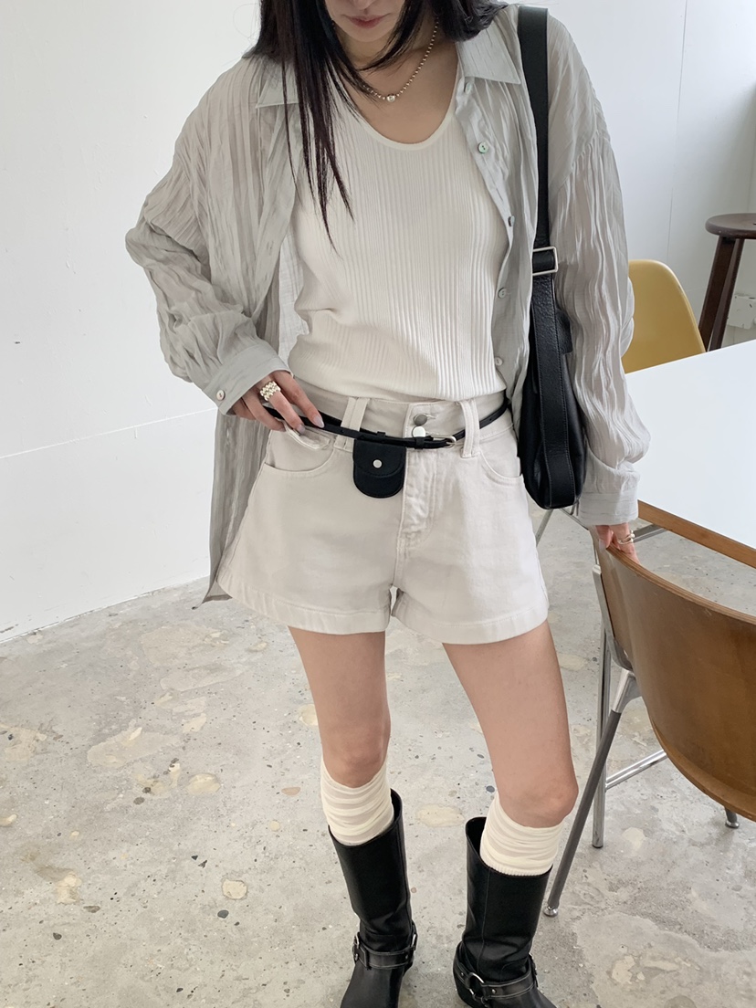 RIVER RAIN韓國直郵女士新品推薦人氣26春夏休閑職業短褲RIVER RAIN短褲