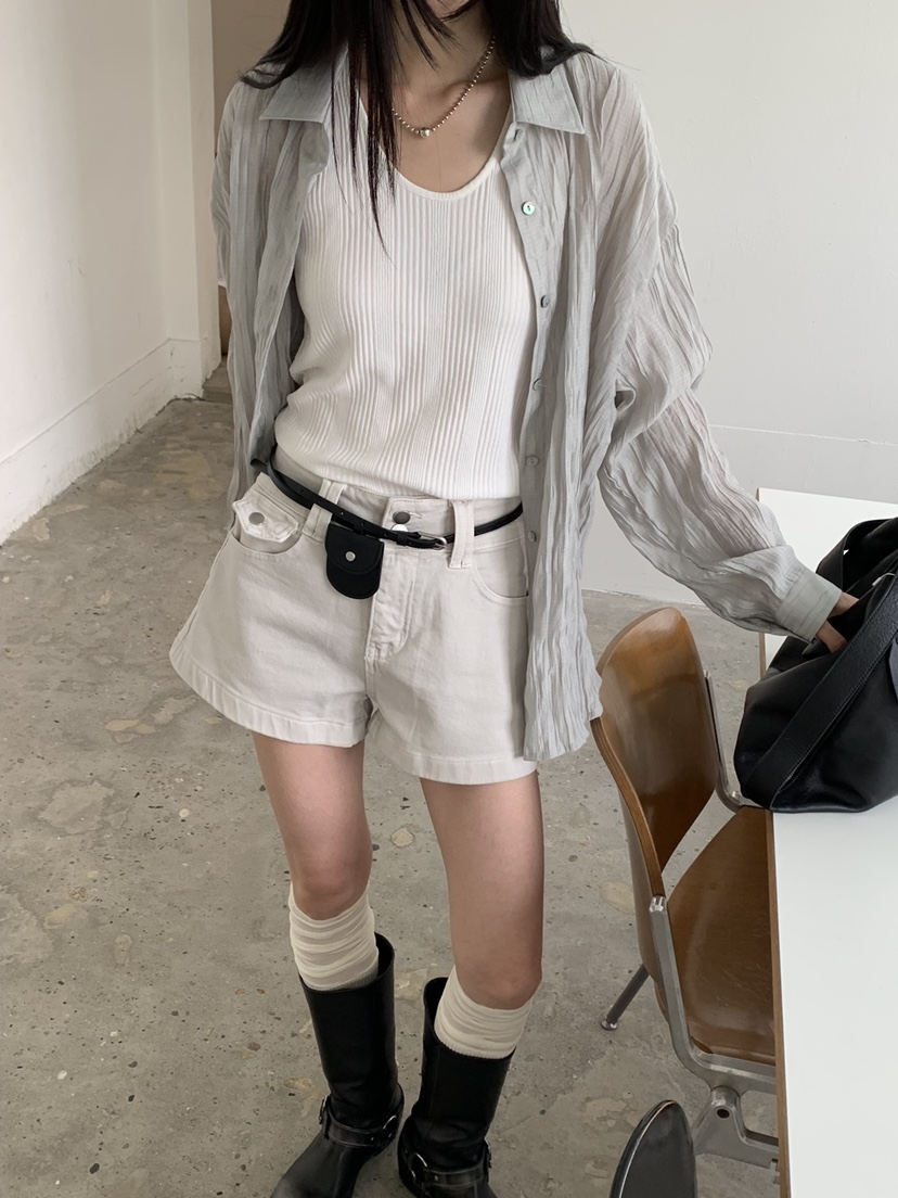 RIVER RAIN韓國直郵女士新品推薦人氣26春夏休閑職業短褲RIVER RAIN短褲