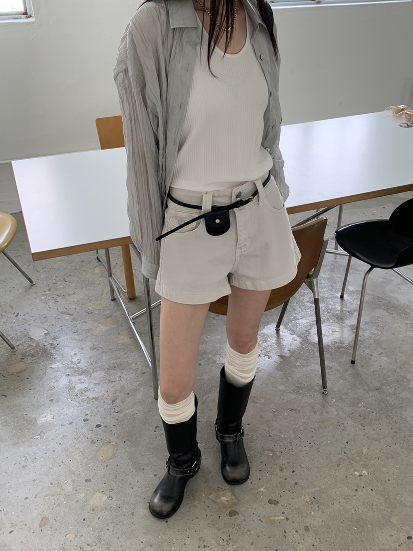 RIVER RAIN韓國直郵女士新品推薦人氣26春夏休閑職業短褲RIVER RAIN短褲